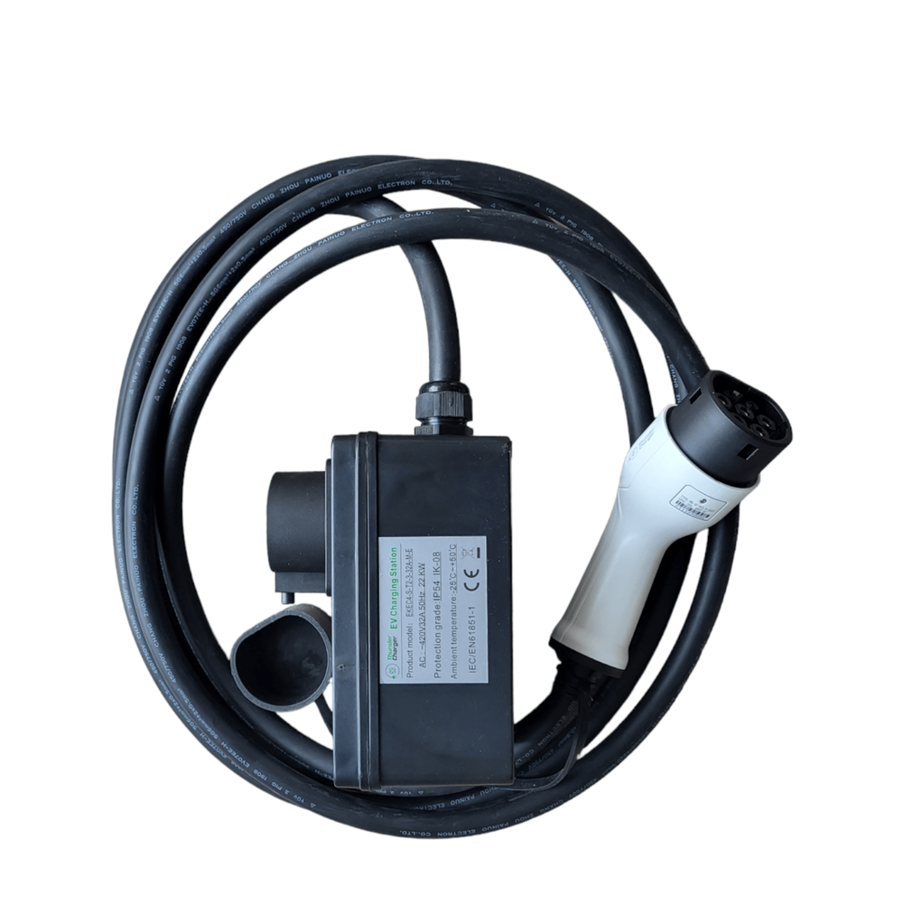 Thunder Charger įkrovimo stotelė EKEC Mini 22kW su type 2 laidu