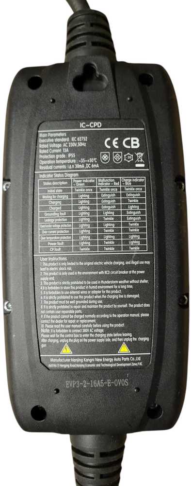 Thunder Charger įkrovimo stotelė EKEC Mini 22kW su type 2 laidu
