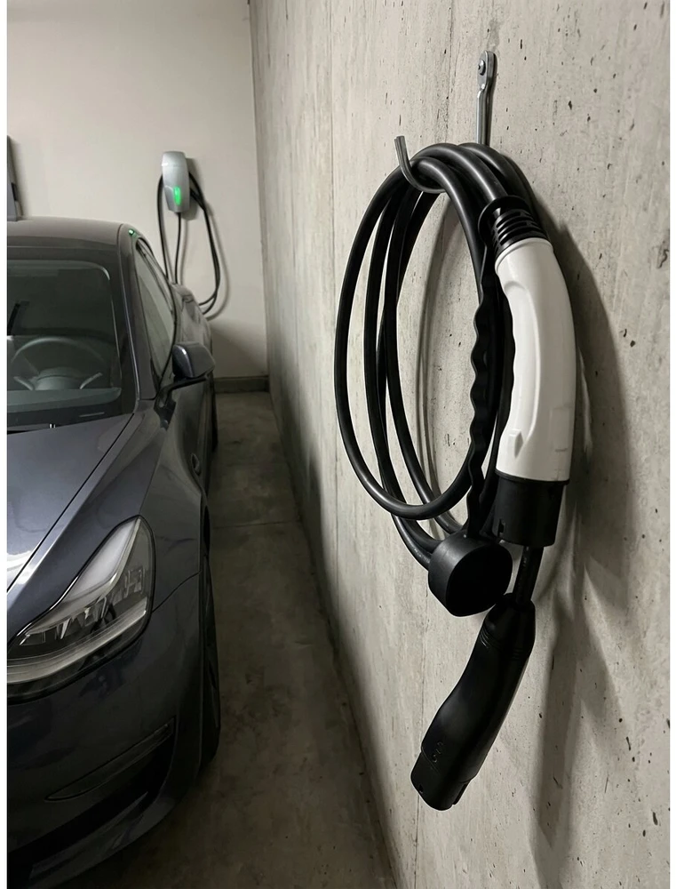 Type 2 - Tesla JAV tipo mašinai, 7kW, 1 fazė