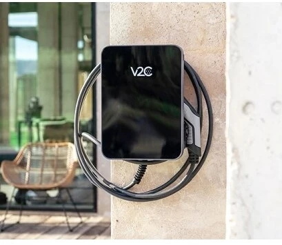V2C Trydan krovimo stotelė 11 kW su ekranu, 3 fazių, Type 2 5m ilgio laidas, dinaminis balansavimas