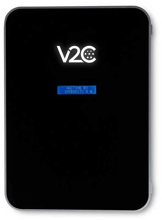 V2C Trydan krovimo stotelė 22kW su ekranu, 3 fazių, Type 2 kištukas, dinaminis balansavimas