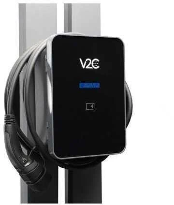 V2C Trydan PRO versijakrovimo stotelė 22kW su ekranu, 3 fazių, Type 2 kabelis (5m), dinaminis balansavimas