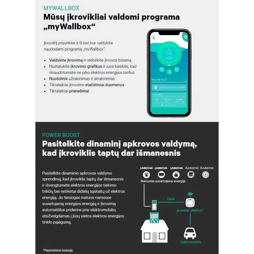 Wallbox krovimo stotelė - Pulsar Max 22kW