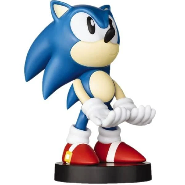 Exquisite Gaming Cable Guys: Sonic The Hedgehog - Sonic, Telefono arba Valdiklio laikiklis. Komplekte USB kabelis