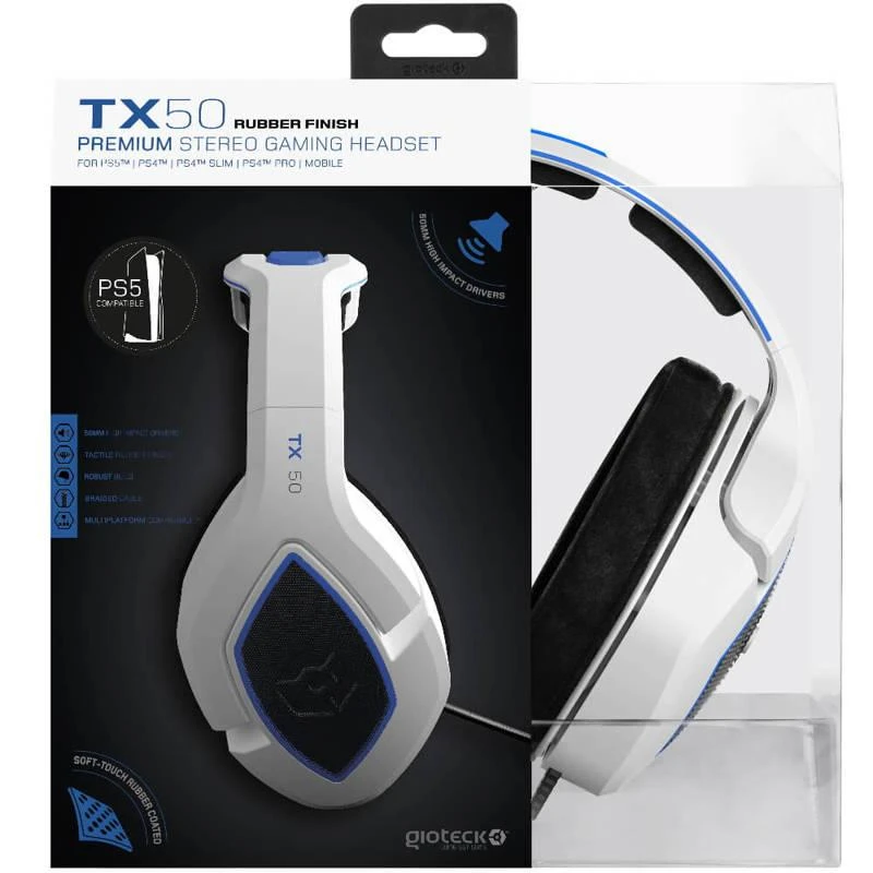 Gioteck TX50 XBOX S/One balta ir-mėlyna