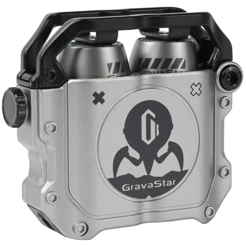 „GRAVASTAR SIRIUS“ kosminės pilkos „Bluetooth“ ausinės