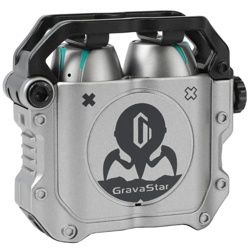 „GRAVASTAR SIRIUS“ kosminės pilkos „Bluetooth“ ausinės