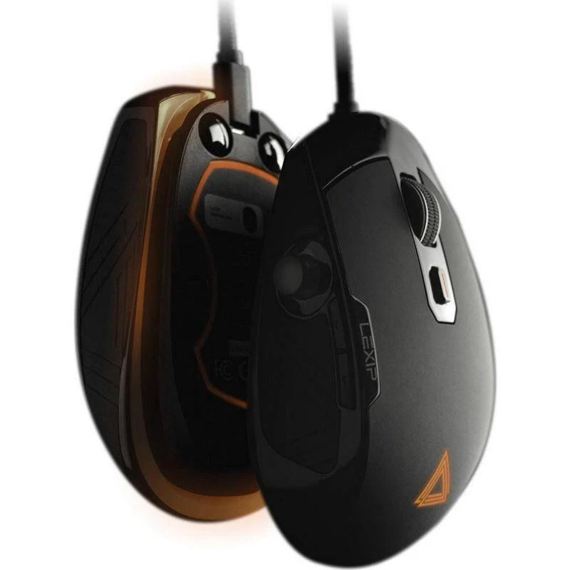 Kompiuterio pelė LEXIP PU94 – Wired 3D mouse with internal joystick, thumb joystick and ceramic pads – 6 buttons and 12 programmable macros