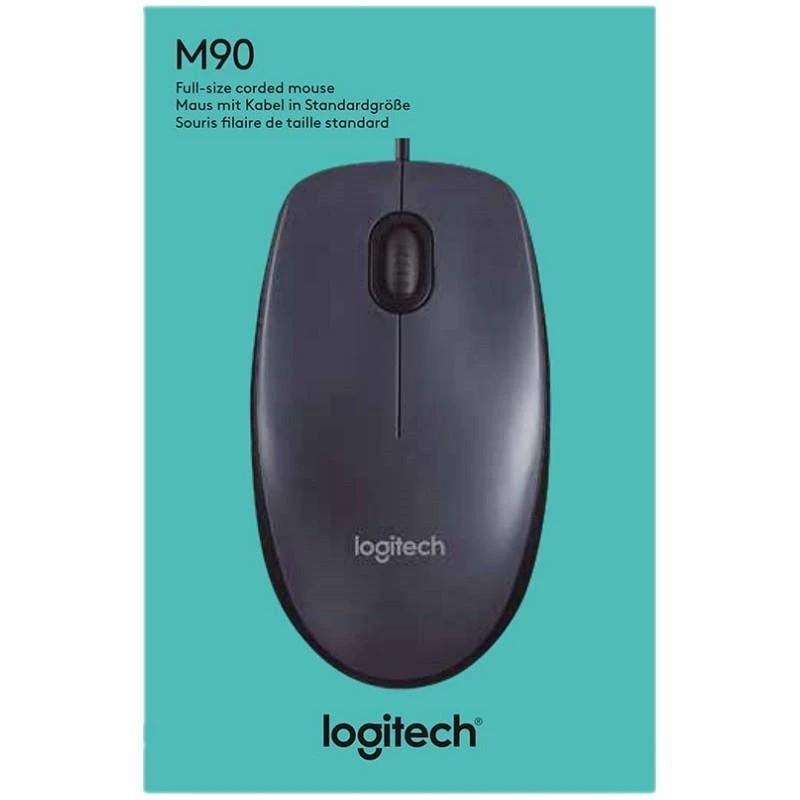 Optinė pelė su laidu Logitech M90 juoda