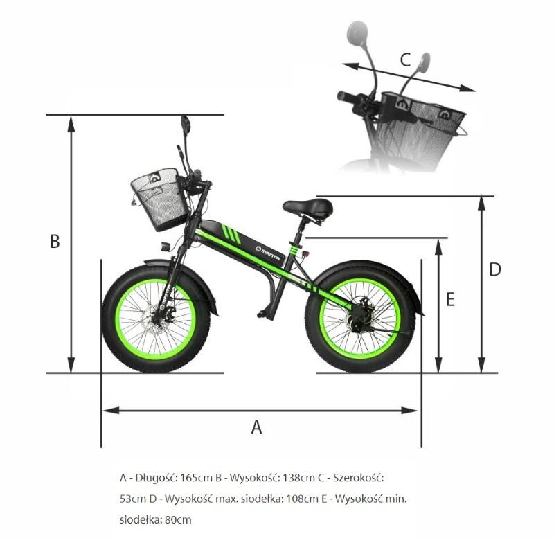 MANTA Elektromobilis FAT Flinston 20" 350 W