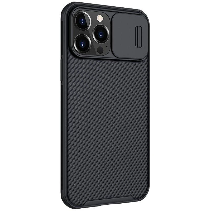 Nillkin CamShield Pro dėklas, skirtas Apple iPhone 13 Pro Max (juodas)