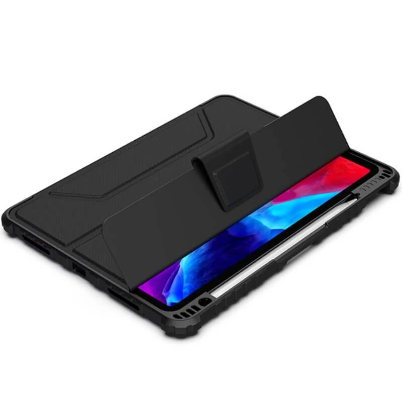 Nillkin Bumper PRO Protective Stand Apple iPad Air 4/5/10.9 2020/11 2024/ Pro 11 2020/2021/2022 dėklas planšetiniam kompiuteriui juodos spalvos