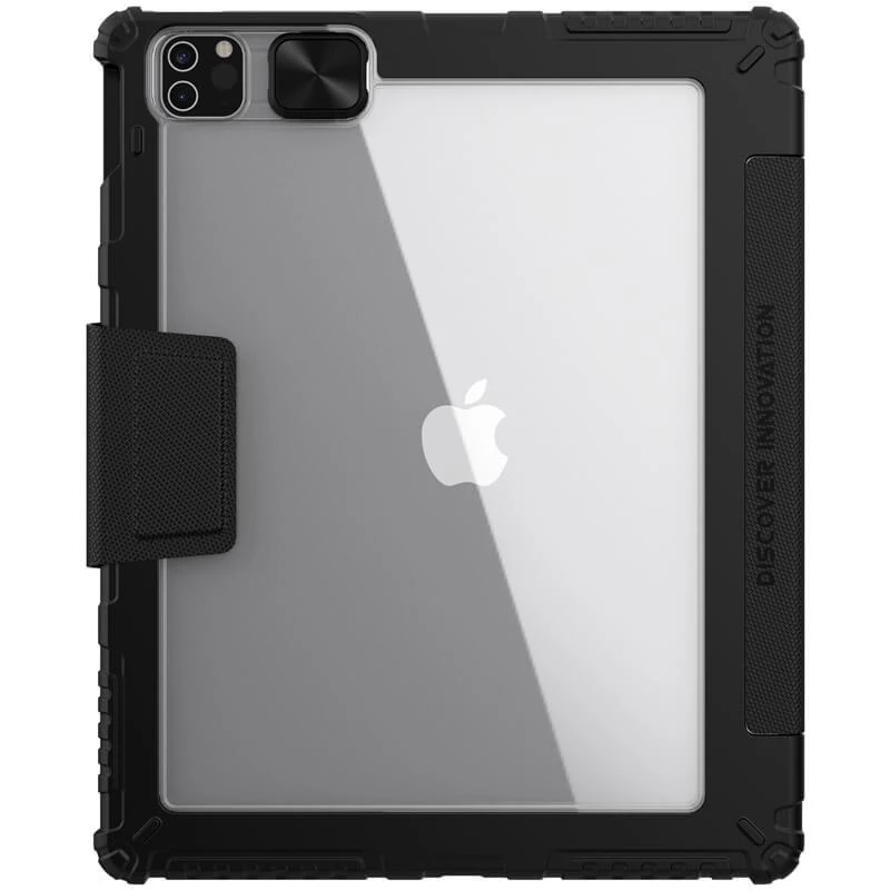 Nillkin Bumper PRO Protective Stand dėklas skirtas Apple iPad Pro 12.9 2020/2021/2022/ Air 13 2024/2025 juodos spalvos