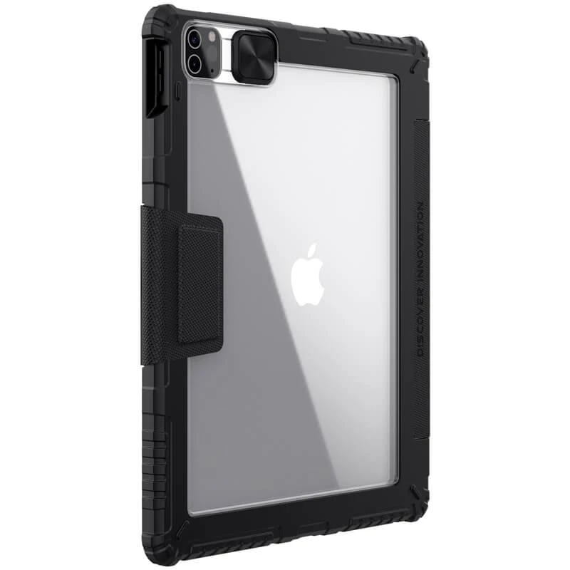Nillkin Bumper PRO Protective Stand dėklas skirtas Apple iPad Pro 12.9 2020/2021/2022/ Air 13 2024/2025 juodos spalvos