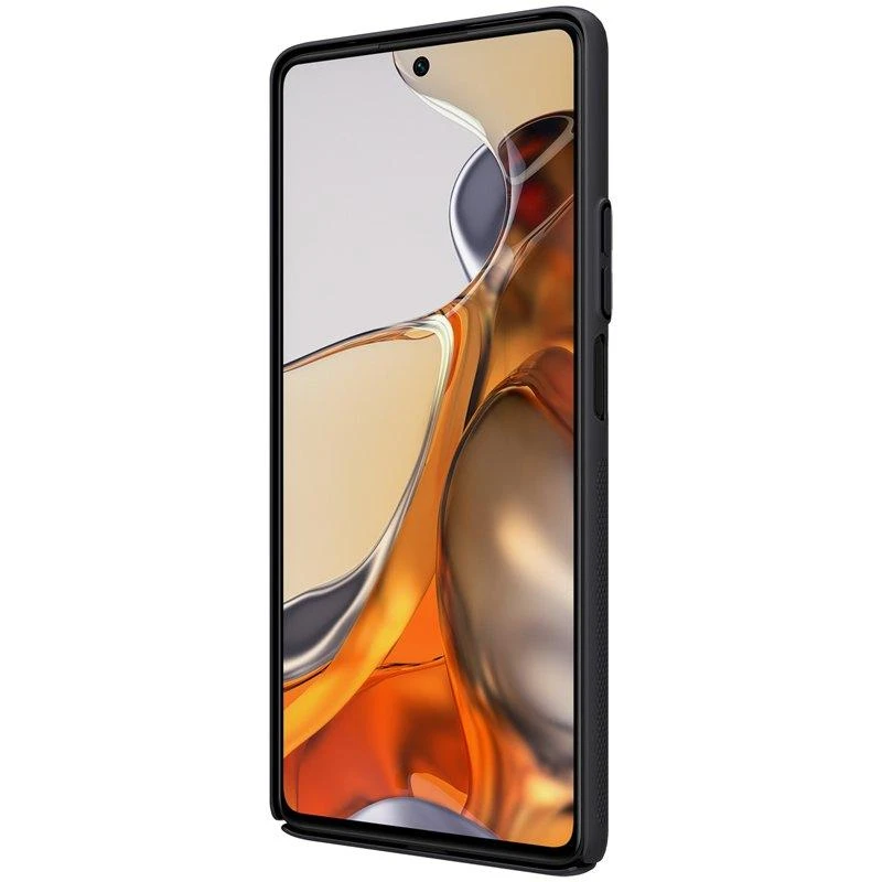 Nillkin Super Frosted Shield dėklas, skirtas Xiaomi 11T/11T Pro (juodas)