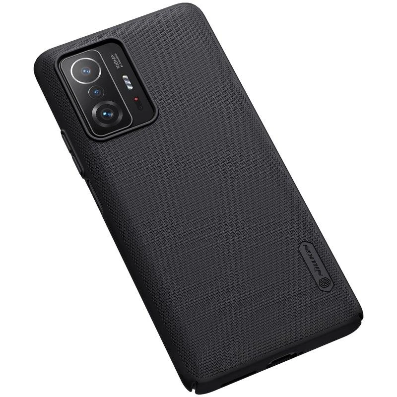 Nillkin Super Frosted Shield dėklas, skirtas Xiaomi 11T/11T Pro (juodas)