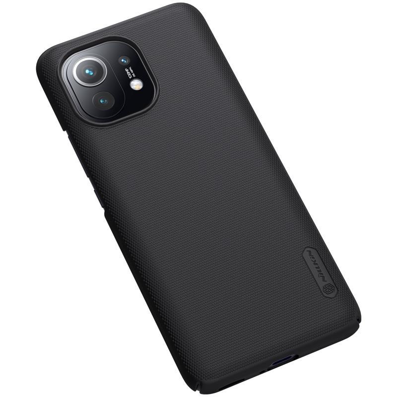 Dėklas NILLKIN SUPER FROSTED SHIELD CASE + STAND XIAOMI MI 11 Juodas