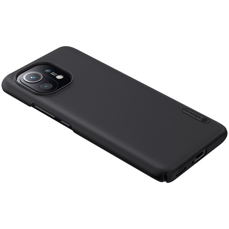 Dėklas NILLKIN SUPER FROSTED SHIELD CASE + STAND XIAOMI MI 11 Juodas