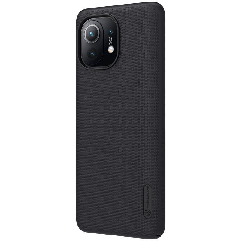Dėklas NILLKIN SUPER FROSTED SHIELD CASE + STAND XIAOMI MI 11 Juodas