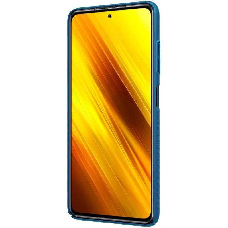Nillkin Frosted dėklas Xiaomi Poco X3 NFC (mėlynas) universaliam