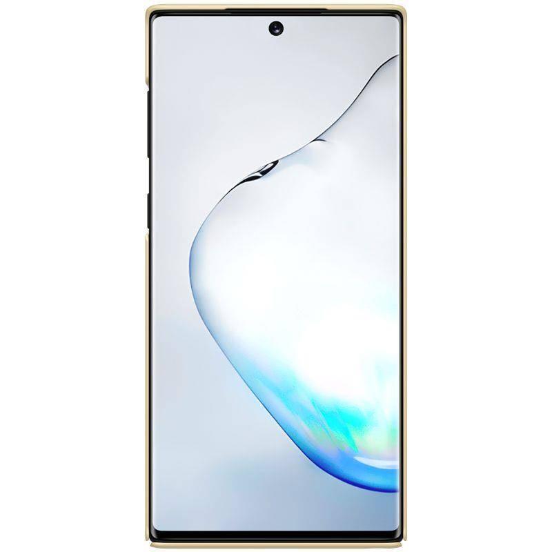 Samsung Nillkin Frosted Shield Galaxy Note 10 dėklas – universalus auksinis