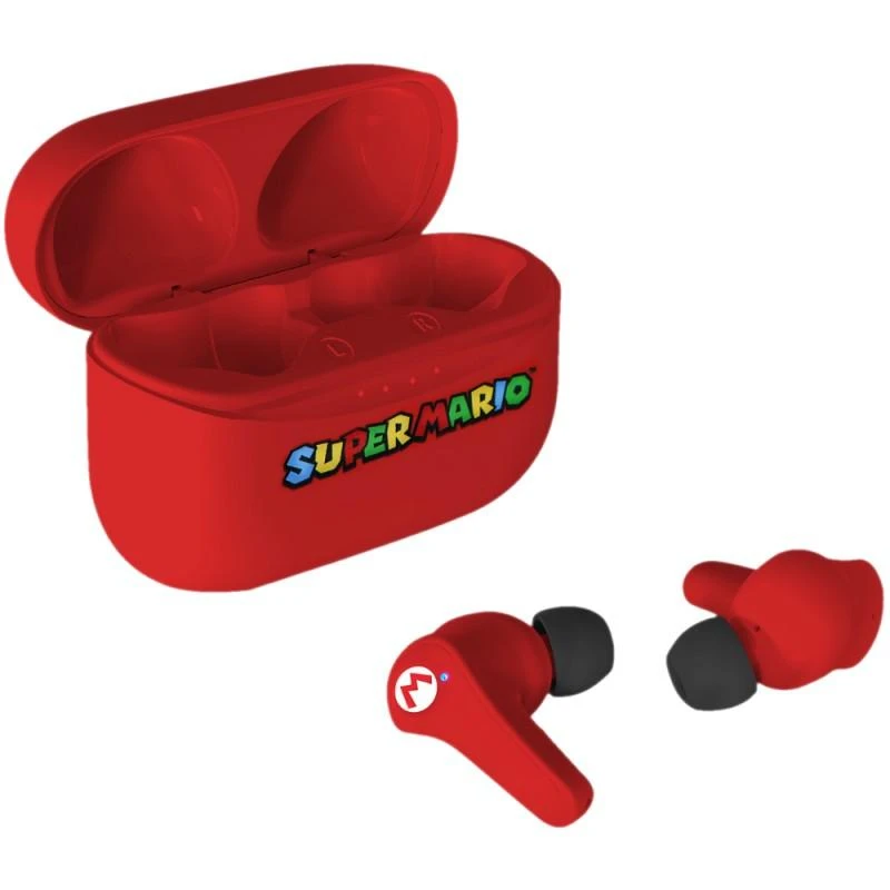OTL Super Mario TWS belaidės ausinės, Raudonos spalvos