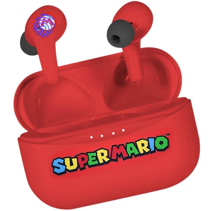 OTL Super Mario TWS belaidės ausinės, Raudonos spalvos