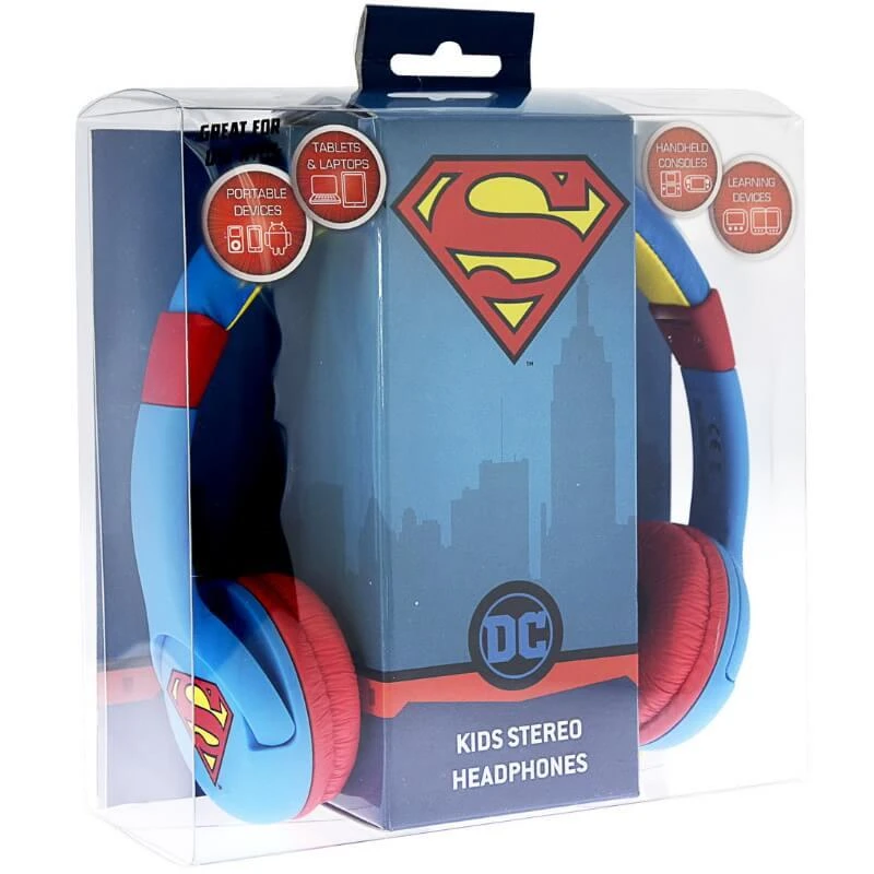 OTL Technologies Superman Man of Steel Kids ausinės vaikams