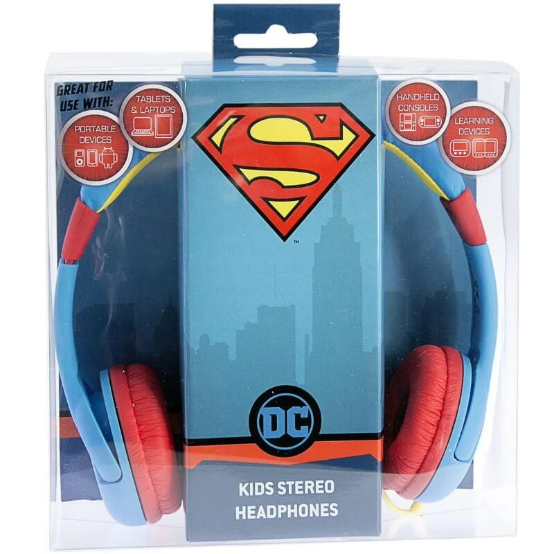 OTL Technologies Superman Man of Steel Kids ausinės vaikams