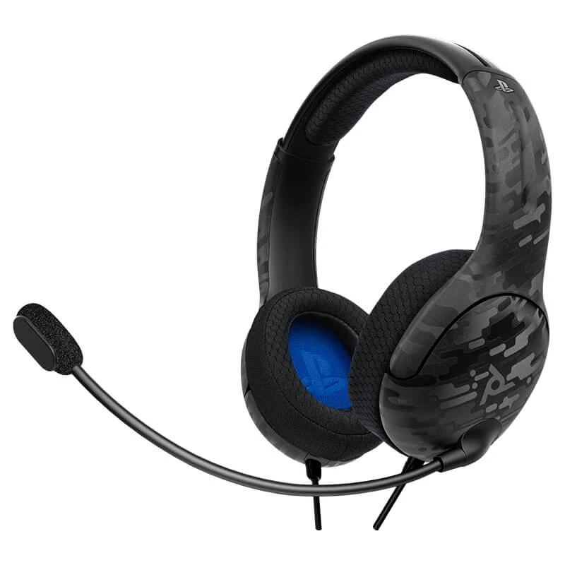 Žaidimų ausinės PDP Gaming LVL 40, skirtos PS4, Pilkos