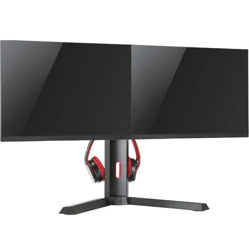 Dviejų monitorių laikiklis-stovas White Shark Rhamses II