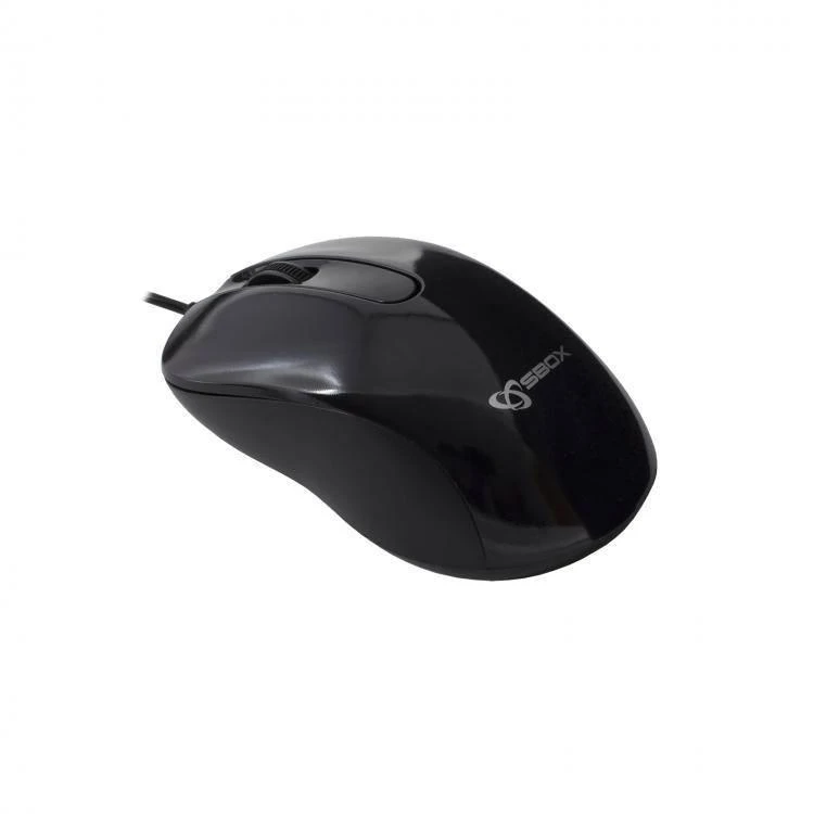 Sbox Technology SBOX optinė pelė 1000dpi, 3D, juodos spalvos (M-901B)