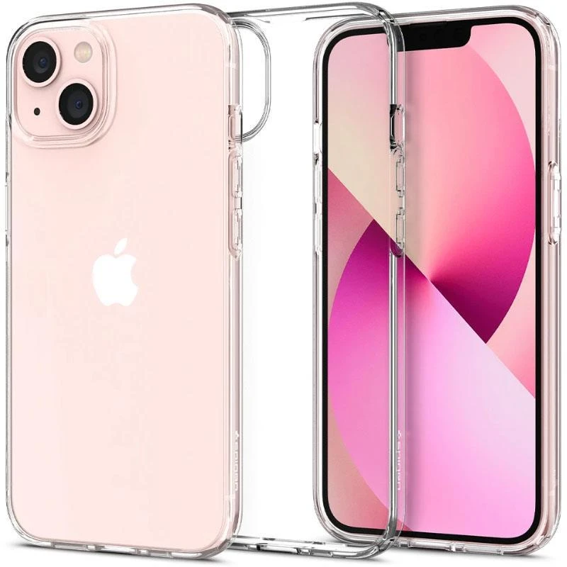 Spigen Liquid Crystal dėklas skirtas Apple iPhone 13, spalva - Crystal Clear
