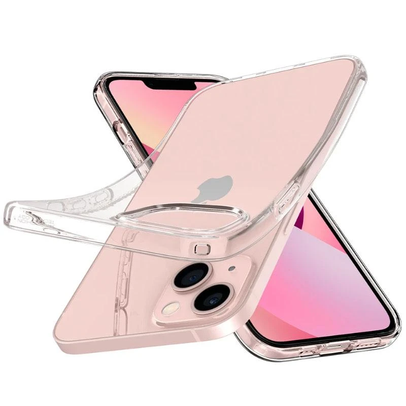 Spigen Liquid Crystal dėklas skirtas Apple iPhone 13, spalva - Crystal Clear