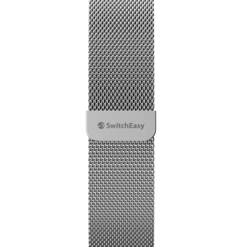 Išmaniojo laikrodžio dirželis SwitchEasy Mesh skirtas Apple Watch 42/44/45 mm, sidabrinis