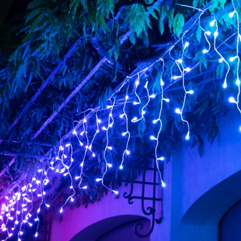 Kalėdinė išmanioji lempučių girlianda Twinkly Icicle 190 LED RGB, varvekliai, daugiaspalvės