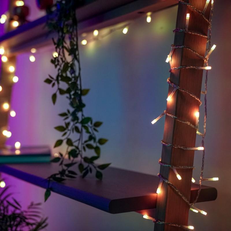 Kalėdinė išmanioji lempučių girlianda Twinkly Icicle 190 LED RGB, varvekliai, daugiaspalvės