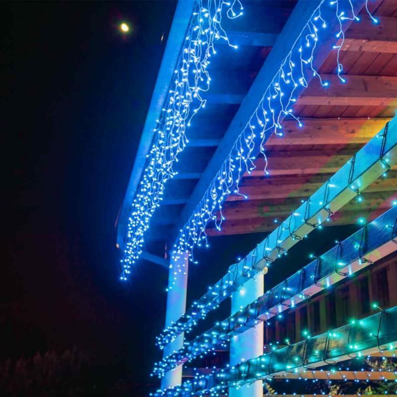 Kalėdinė išmanioji lempučių girlianda Twinkly Icicle 190 LED RGB, varvekliai, daugiaspalvės
