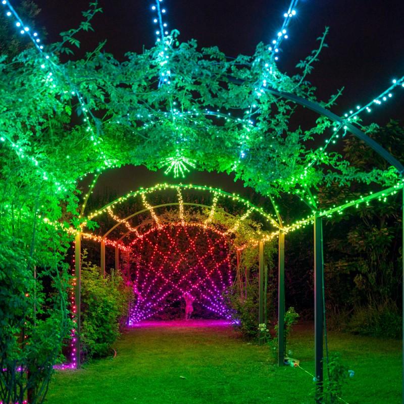 Kalėdinė išmanioji lempučių girlianda Twinkly Strings 400L 5mm RGBW
