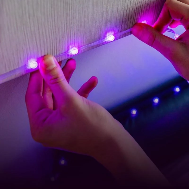 Lubinis šviestuvas „Twinkly | Dots“ išmaniosios LED lemputės 200 RGB (daugiaspalvės), 10 m, skaidrios | RGB – daugiau nei 16 mln. spalvų
