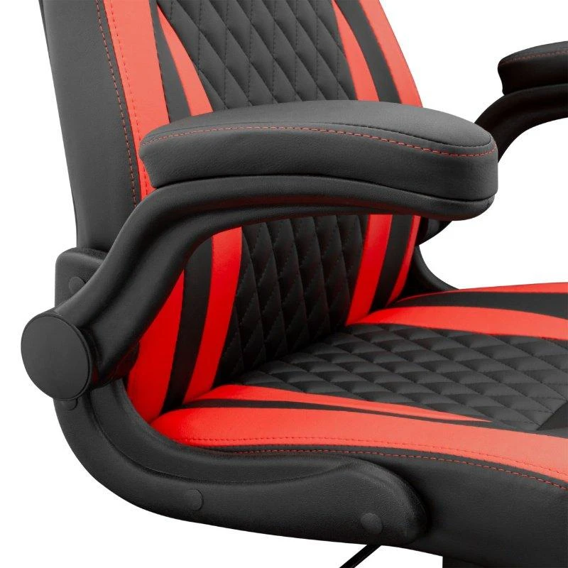 Žaidimų kėdė White Shark Dervish Gaming Chair, Juoda-raudona