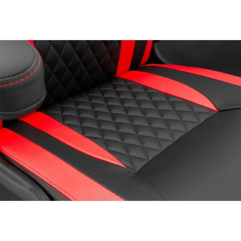 Žaidimų kėdė White Shark Dervish Gaming Chair, Juoda-raudona