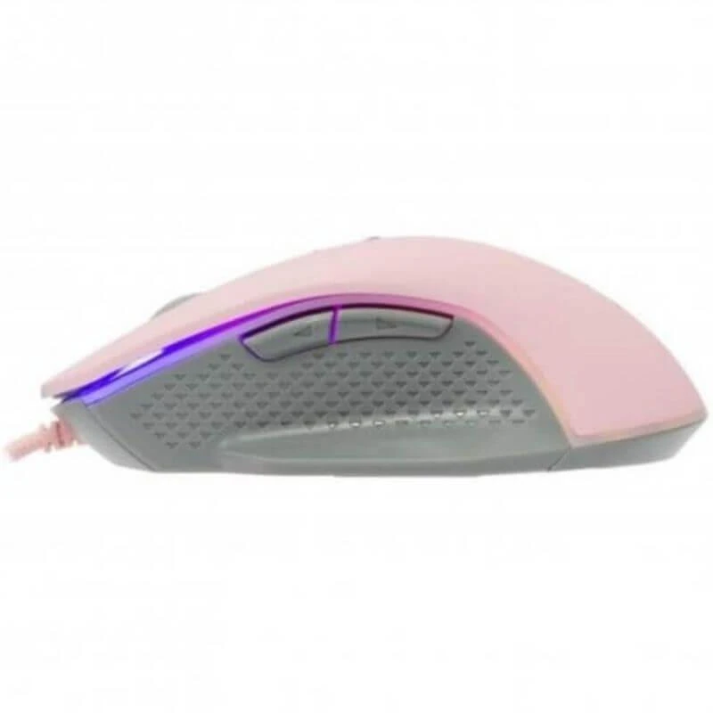 Žaidimų pelė White Shark Gareth Pink su RGB pašvietimu