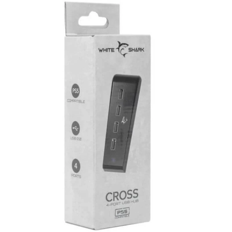 White Shark Cross, USB Hub šakotuvas, Suderinamas su PS5
