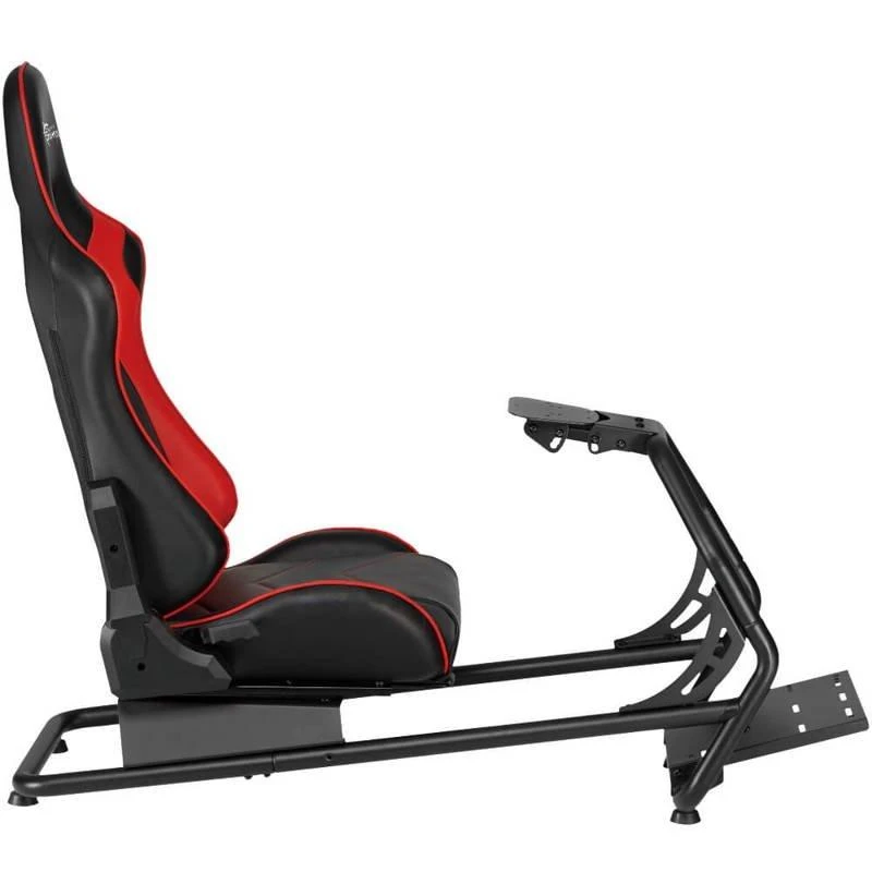 Žaidimų kėdė lenktynėms White Shark King of Speed Racing simulation cockpit