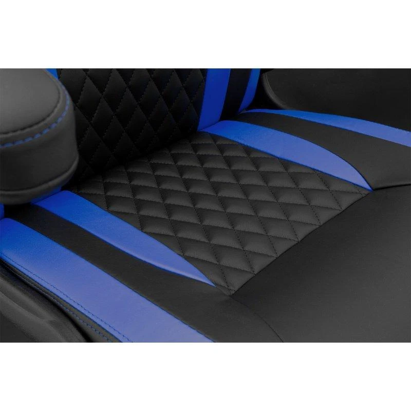 Žaidimų kėdė White Shark Dervish Gaming Chair, Juoda-mėlyna