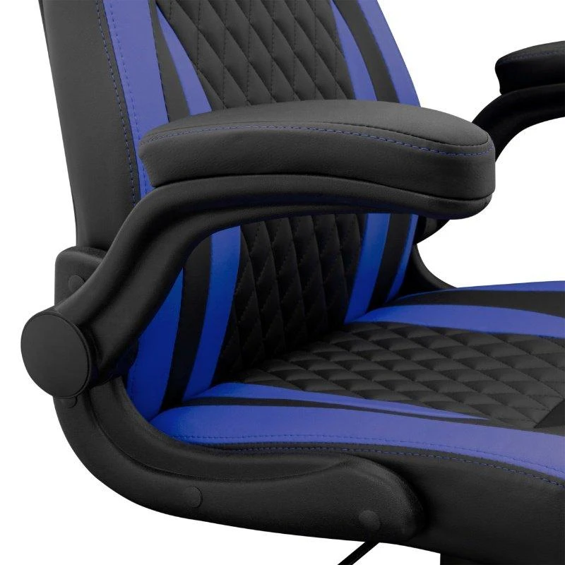 Žaidimų kėdė White Shark Dervish Gaming Chair, Juoda-mėlyna
