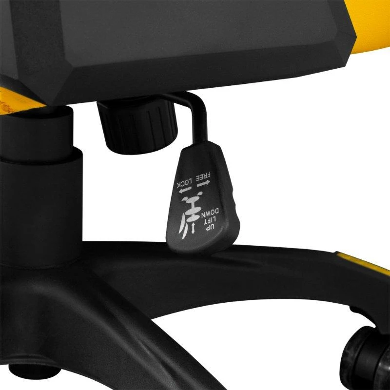 Žaidimų kėdė White Shark Monza-Y Gaming Chair, Geltona