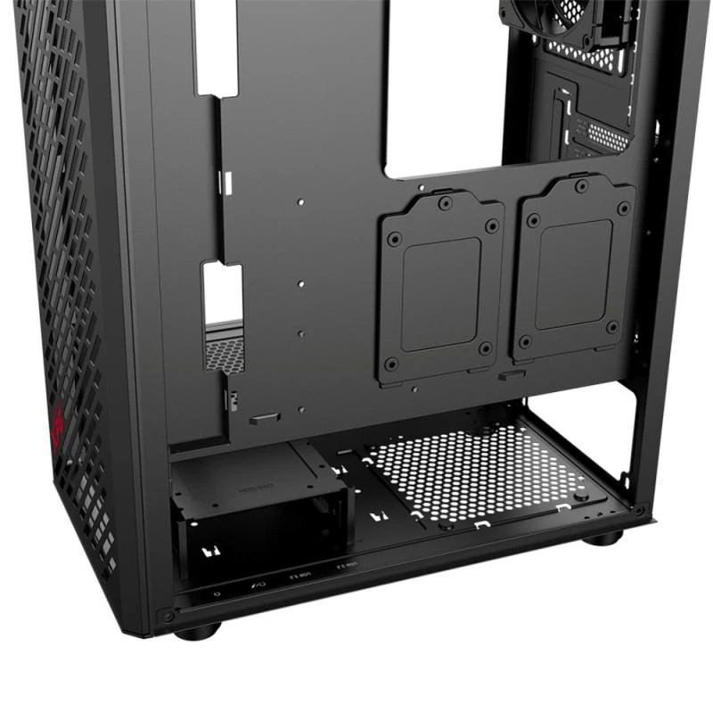 ADATA XPG Valor Air ATX Midi Tower juodas Glas 4x120mm