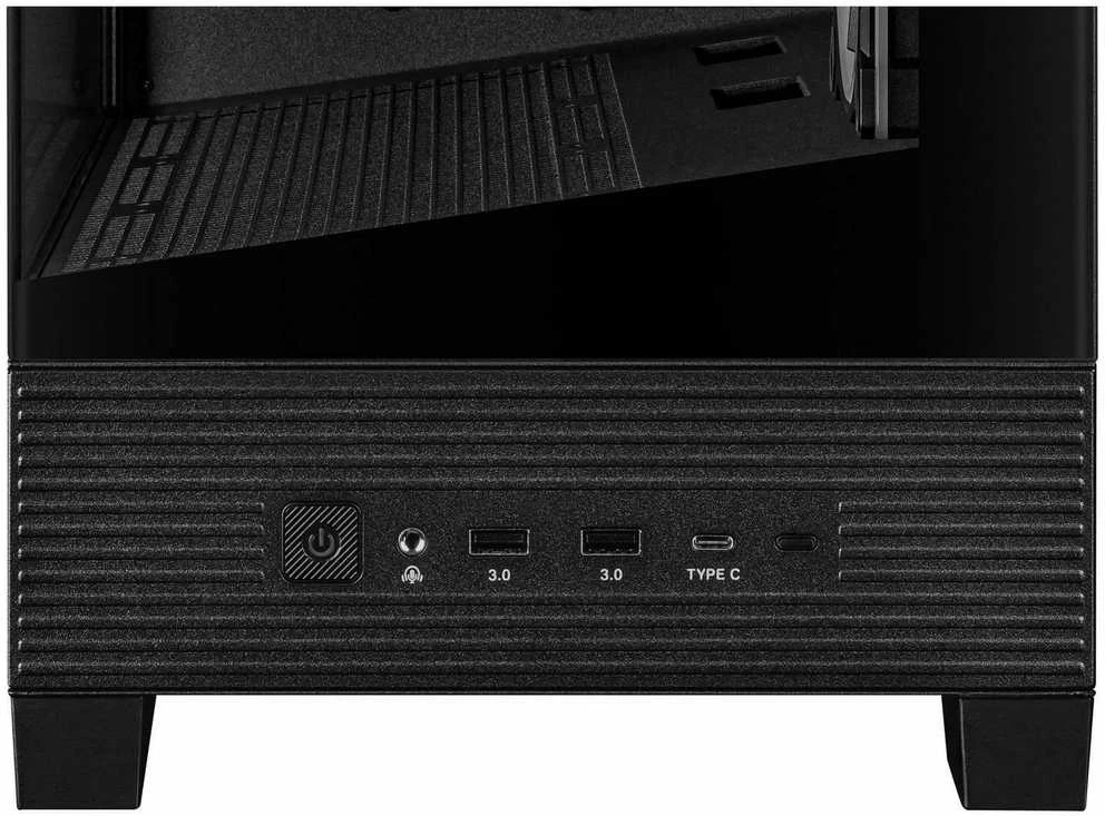 ASUS A31 PLUS TG ARGB kompiuterio korpusas Midi Tower su skaidriu šoniniu langu, suderinamas su ATX / BTX / MicroATX / Mini-ITX, juodos spalvos